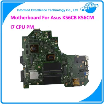 For ASUS K56CB motherboard K56CM Rev 2.0 Intel i7 CPU PM Fully Tested Main Board