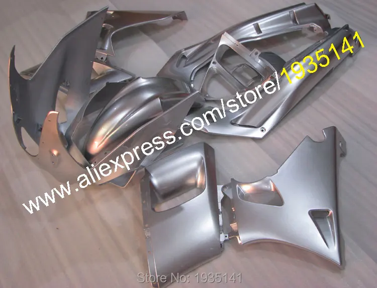 For Kawasaki Ninja ZZR400 ABS Cowling part 1993-2003 ZZR 400 93-03 ZZR-400 Fairing full silver set (Injection molding)