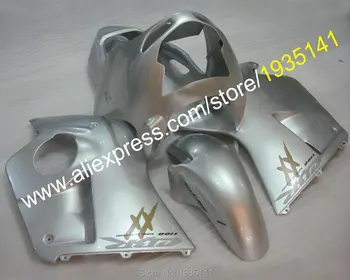 ABS Plastic kit For Honda CBR1100XX 96-07 CBR 1100 XX 1996-2007 whole silver motorcycle Fairing (Injection molding)