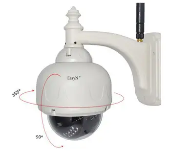 EasyN MegaPixel HD PTZ IP Camera Wifi Wireless Outdoor Dome IP Network Camera security 720P