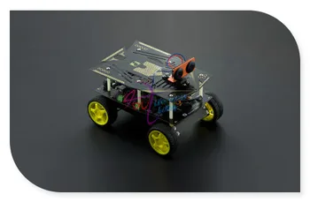 DFRobot Cherokey 4WD Basic Robot Kit/Smart car/Mobile Platform, Romeo BLE Controller +Servo/Sensor/Motor Support IOS for Arduino