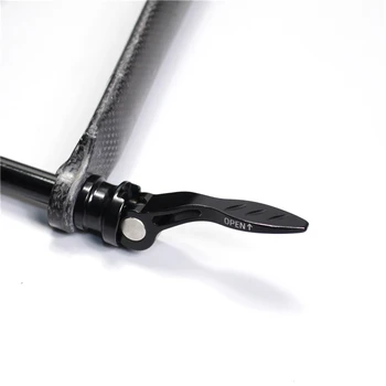 Scale-free 3k ultra-light full carbon fiber bicycle highway fork disc hard fork ultra-light shock absorbers glossy and matte