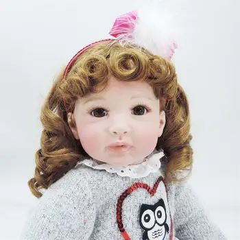 52cm Lifelike silicone vinyl reborn baby doll toddler simulated doll toy accompany brinquedos new year christmas gifts for kids