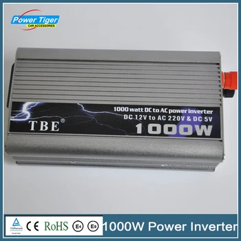 1000W TBE Car Power Inverter DC 12V To AC 220V 1KW Modified Sine Wave Power Inverter With Cigarette Lighter For Cars