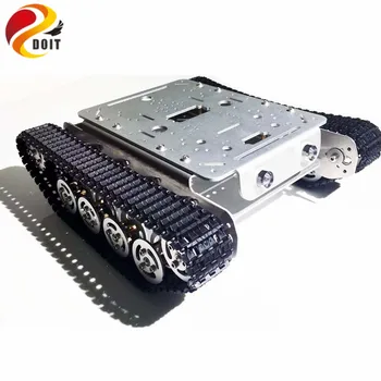 Official DOIT Caeser TS200 4WD Metal Tracked Tank Car Chassis Smart Robot Toy DIY Robotic Competition