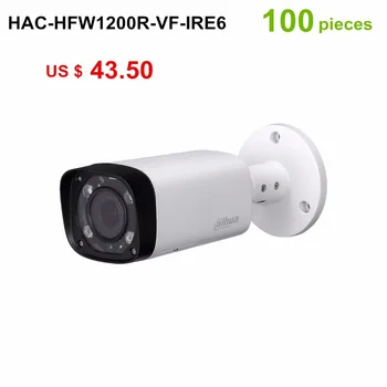 Wholesale DAHua 2MP HDCVI Bullet Camera HAC-HFW1200R-VF-IRE6 1080P IR 60M IP67 2.7~12mm vari-focal lens 100 Pieces