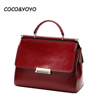 COCO&YOYO Brand 2017 New Fashion Leather women messenger bags Candy color Vintage designer solid women's handbags sac a main