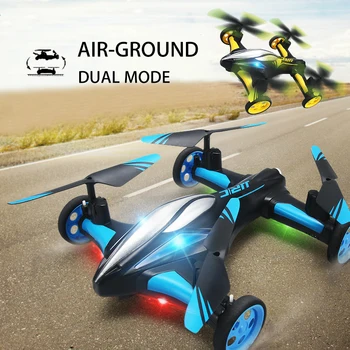 JJRC H23 Air/ Ground Dual Mode 2.4G 4CH 6 Axis Gyro Drone with Wheels 360 Degree Rolling RC Dron Quadcopter Toys