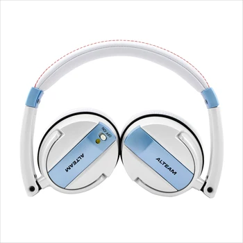 Stylish Over the Head On Ear Lightweight 3.5mm Jack Wired Music Audio Foldable Noise Canceling Headphones With Mic for Calls