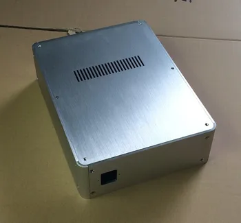 Breeze Audio BZ2409H Silver front Full Aluminium enclosure DAC/DIY power amplifier chassis/ amplifier box/ AMP CASE ,PSU chassis