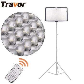 Travor 240pcs Led Video Light with 2 Color filters 3200K 5500K IR for Most Model of Canon Nikon Sony DSLR Camera and Camcorder