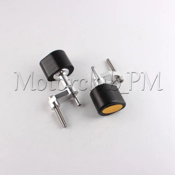 2PCS Motorcycle CNC Frame Sliders Crash Pads Protector For BMW S1000RR 2009-2012 2010 2011 Gold