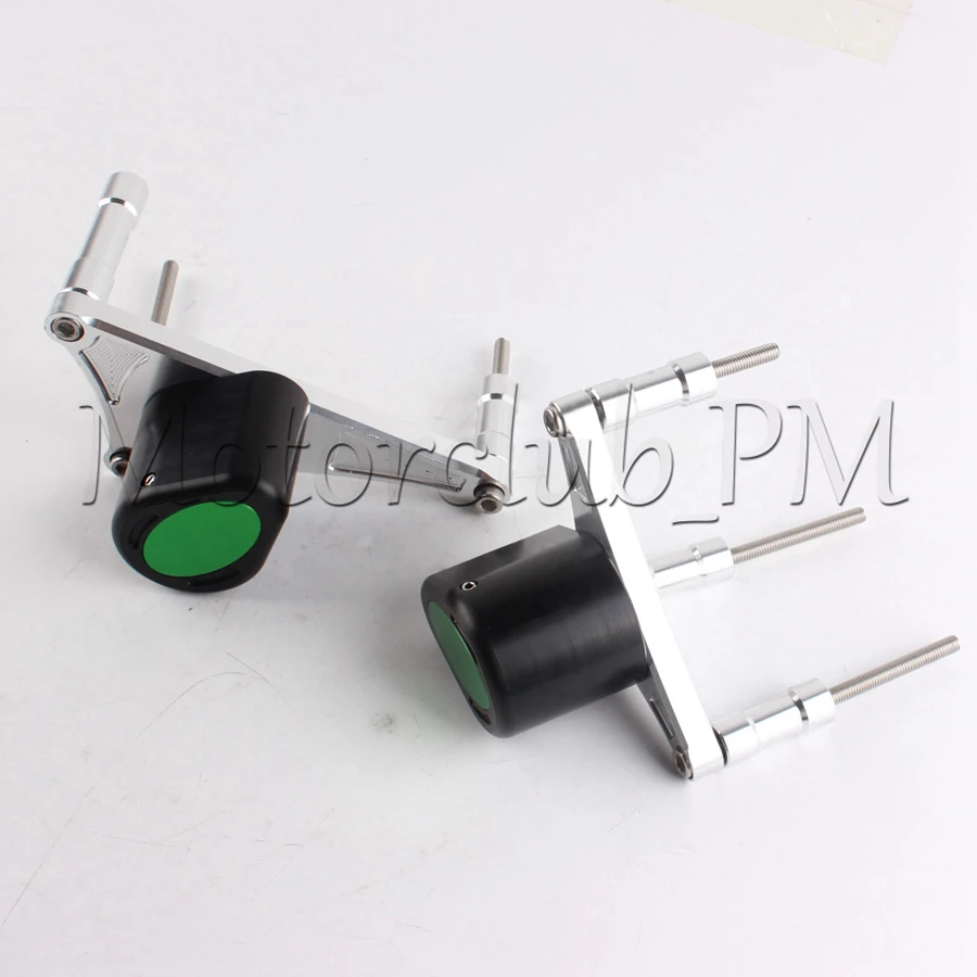 Motorcycle 2PCS CNC Stator Cover Slider Frame Crash Protectors For Honda CB400 1992-1998 (7 Colors Available) Green