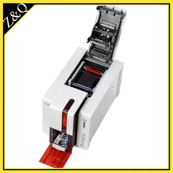 Evolis primacy dual-sided id card printer replace of evolis dualys3 card printer use R5F008S14 YMCKO color ribbon