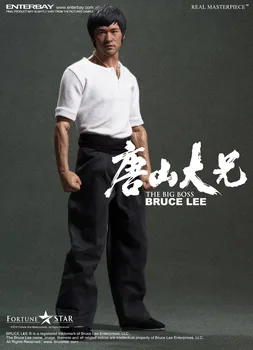 1/6 scale figure doll Kung fu star bruce lee with 2 heads The Big Boss 12