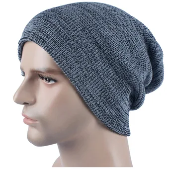 Unisex Autumn Winter Fashion Beanies Hats for Women Men Warm Knitted Wool Cap Bonnet Femme