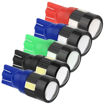 Car Auto LED T10 Canbus 6 SMD 5630 Car Truck LED Light Bulb Accessories White/ Red/ Blue/ Ice blue/ Green