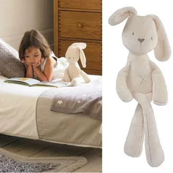 INS Rabbit Baby kids comfort Soft Xams Gift Toys Brinquedos Plush Bunny Sleeping Mate Stuffed & Plush car toy doll