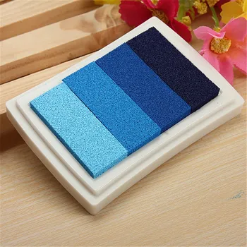 Multi Colors Rubber Stamp Ink Pads Oil Based Paper Wood Craft Fabric DIY Scrapbooking Decor Wedding Supplies New
