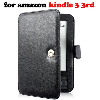 Case for Amazon Kindle 3 3rd generation ebook reader keyboard screen protector+stylus pen