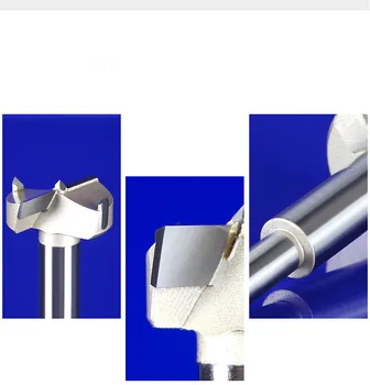 1PCS YT1702  Woodworking drill Punch Reamer Tungsten Steel Blade bore diameter 21/22/23mm Lengthening hinge