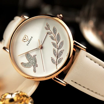 YAZOLE New Wristwatch Women Ladies Brand Famous Female Wristwatch Clock Quartz Watch crystal Girls Quartz-watch Relogio Feminino
