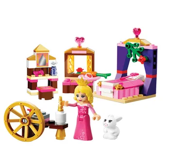 2016 New BELA Building Blocks Sleeping Beauty Bedroom 41060 Toy Set Princess Girl Toys Compatible With Friends Xinh Menina