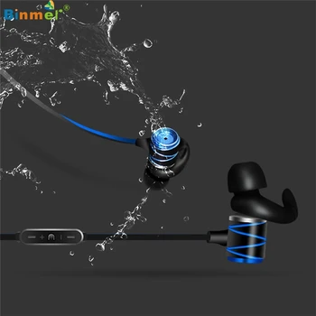 Hot!2017 New Headphone Bluetooth Wireless Earbuds Stereo In-Ear Earphones Waterproof Sports Earphone Earpiece top quality Mar31