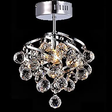 LED 5W E27 K9 K9 Crystal Pendant Lamp for Living Room Crystal Chandeliers for Dining-room 110-240V