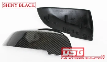 F22 Carbon Fiber + ABS Replacement Auto Mirror Cover Caps For BMW 2012 - 2 Series F22 M235i 220i Mirror Cap Door Side Wing