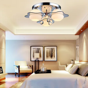 New design crystal led ceiling light modern led kitchen lamp for living room bedroom lights Lustre for Home Decor lighting