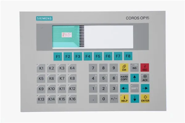 New Membrane keyboard 6AV3 515-1MA00 for SIMATIC COROS OP15 PANEL KEYPAD, panel keypad ,simatic HMI keypad , IN STOCK