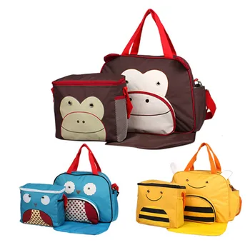 6 Style Cartoon Multifunctional Maternal Changing Diaper Bag Nappy Handbags Baby Stroller Bag