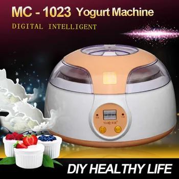 Stainless Steel Liner Household Appliance MC - 1023 multi-function yogurt machine advanced digital intelligent natto