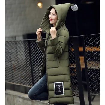 Freepp women's cotton-padded jacket 2016 newest winter thicken long slim down parka plus size female coat M-3XL