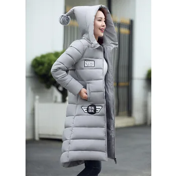 Freepp women's cotton-padded jacket 2016 newest winter thicken long slim down parka plus size female coat M-3XL