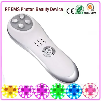 Mini RF Electroporation Mesotherapy RF Radio Frequency EMS Led Photon Skin Rejuvenation Acne Treatment Beauty Device Home Use