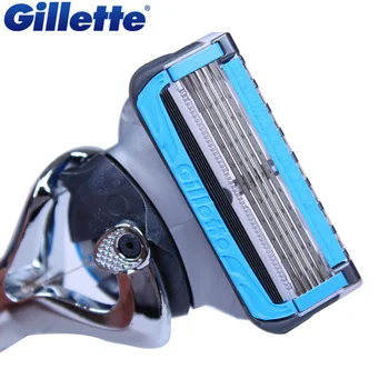 Original Gillette Fusion Proshield Flexball Shaver Shaving Razor Blades With Cool Factor 1 Handle + 1 Blade For Men