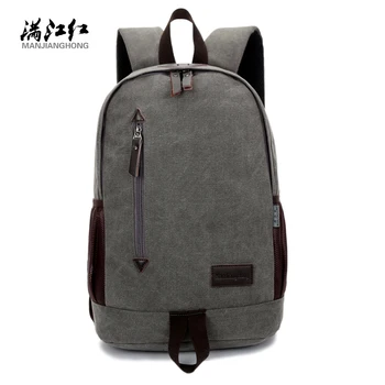 Fashion Design Manjianghong Canvas Backpack Chinese Man's Backpack Bag University Students' Leisure School Bag Mochila Bag 1265
