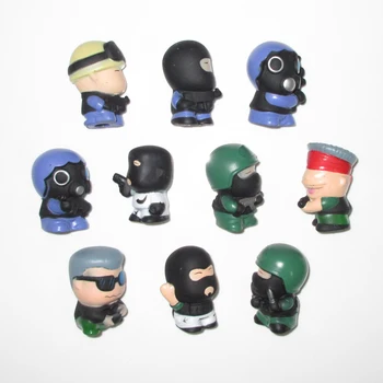 10 pcs/set) Counter Strike Cop Terrorist Mini Figures CS Global Offensive Characters Toy Model Steam Online Game CSGO 2017 New