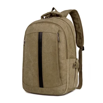 Fashion Men Big Capacity Canvas Backpack Casual School Bag Travel Bagpack Schoolbag Mochila 2017 New