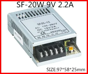 20W 9V 2.2A Ultra thin Single Output Switching power supply for LED Strip light 90-264 V AC Input