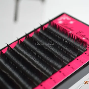 False Mink Eyelashes Extension 8trays, Individual Lashes 0.05-0.2 B/C/D Curl 8-15mm The Same Day Delivery