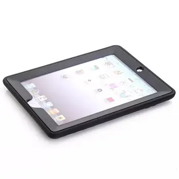 Shockproof Heavy Duty Wave Case for ipad 3 TPU Hard Case for ipad 4 PC Cover for Apple iPad 2 3 4 Screen Film+Stylus Pen