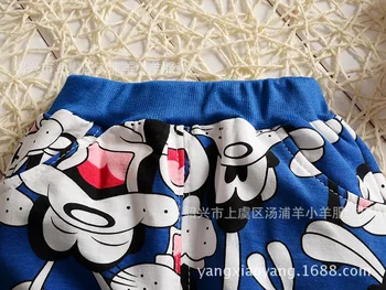 New children clothing baby cotton long-sleeved pants suit boys clothes Cartoon Mickey clothing set