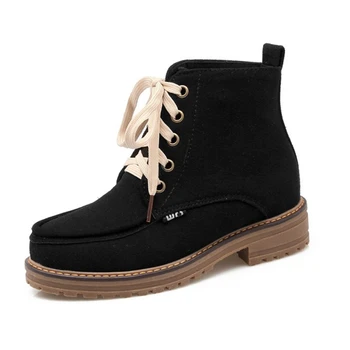 JIANBUDAN Plus size 2016 autumn boots Martin boots female casual low-price brand winter boots