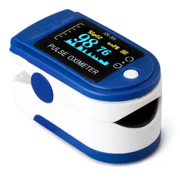 New Health Check portable finger tip of the finger pulse oximeter Display pulse pulse rate alarm Meter Monitor