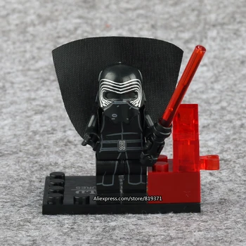 9pcs/set Star War Kylo Ren Darth Vader Building Blocks Bricks Educational Baby Kids Toys Age 3 Compatible with legoeINGlys 766