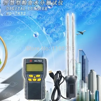 Digital Grain Moisture meter for Rice Corn Wheat Temperature Meter digital Hygrometer MD7822 LCD Display
