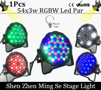 54X3W RGBW LED Par Light LED PAR DMX512 controller led lights, disco lights DJ equipment